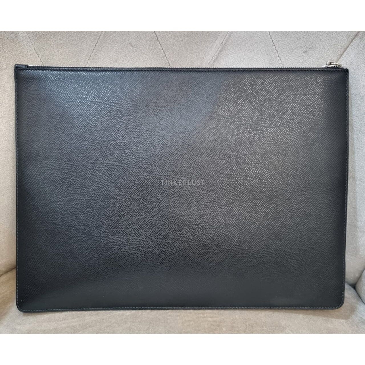 Bally Tenery Leather Black Pouch