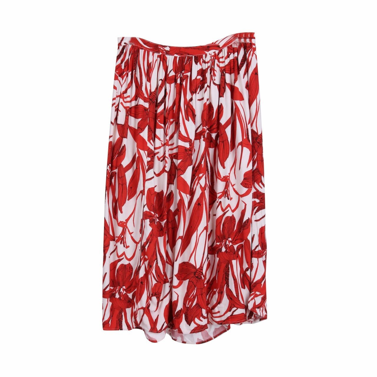 Mango Red & White Rok Mini