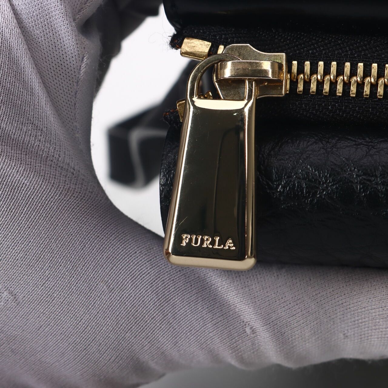 Furla Black Sling Bag