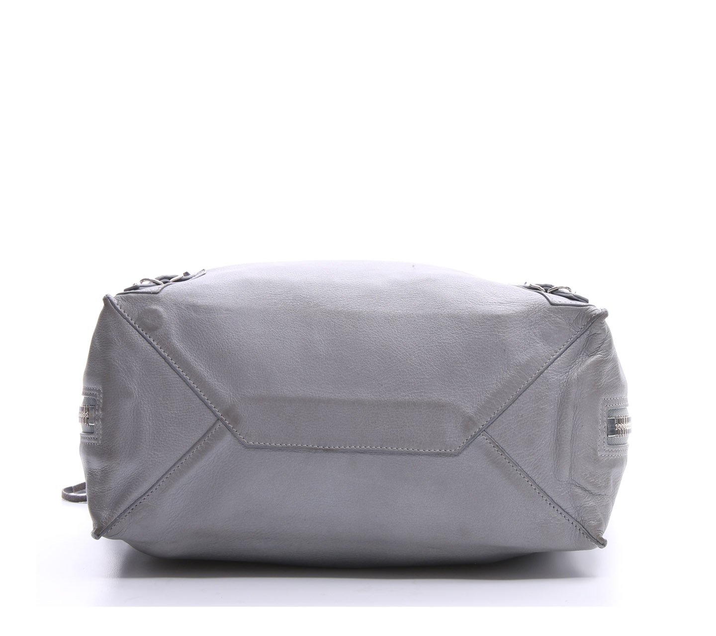 Balenciaga Silver Papier A5 Zip Around SHW 2014 Handbag