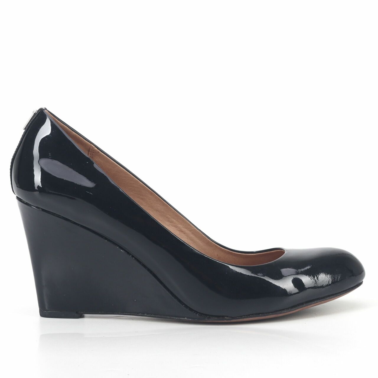 Coach Black Patent Pumps Wedges