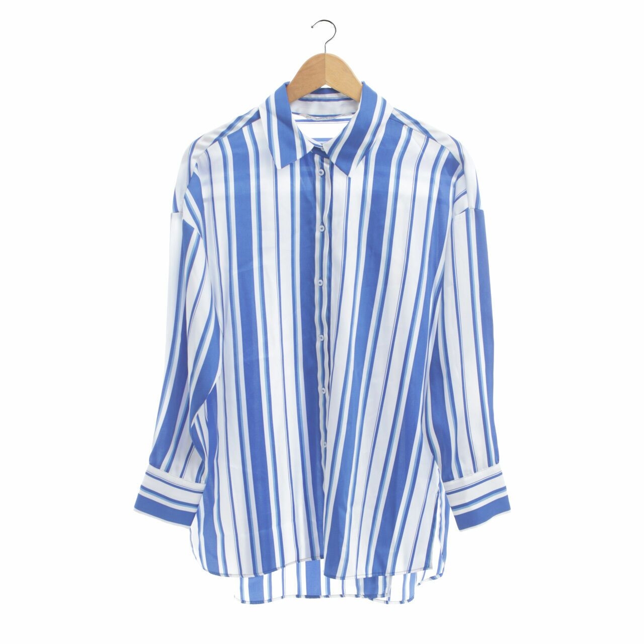 Zara Blue & White Stripes Shirt