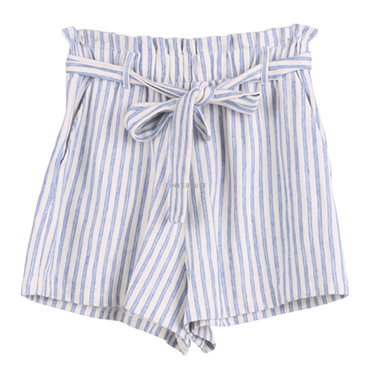 Pull & Bear Blue & White Short Pants