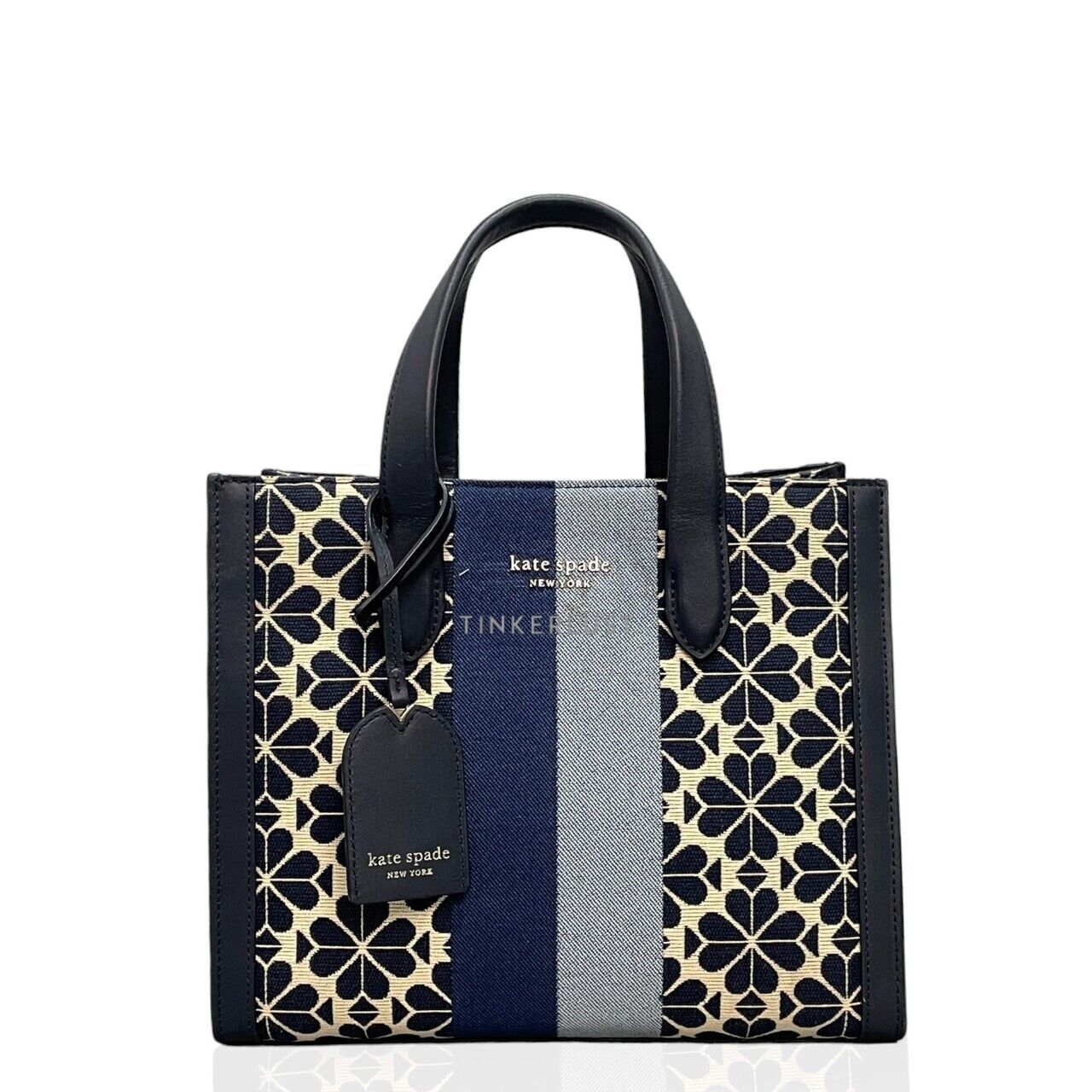 Kate Spade Flower Jacquard Manhattan Tote Bag