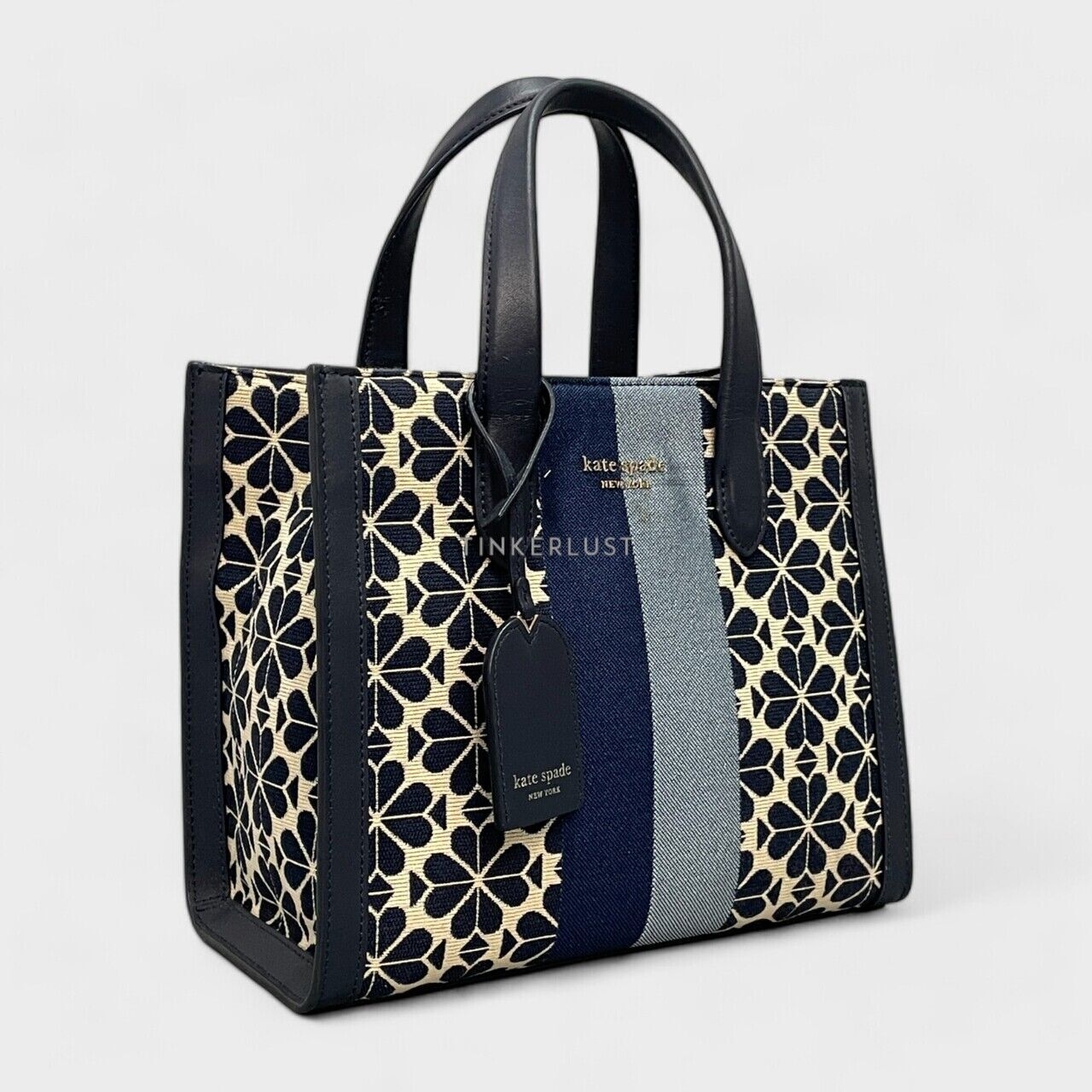 Kate Spade Flower Jacquard Manhattan Tote Bag