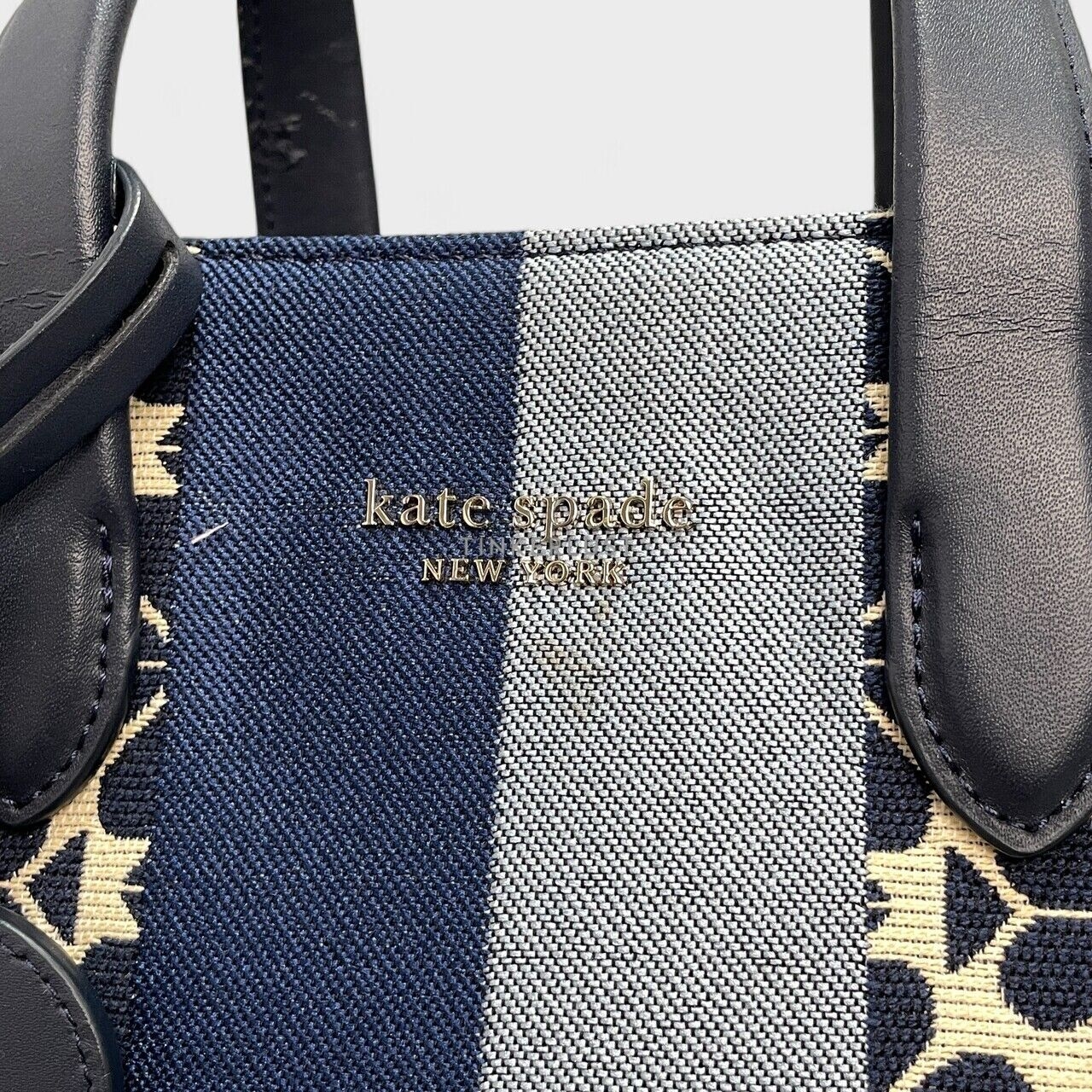 Kate Spade Flower Jacquard Manhattan Tote Bag