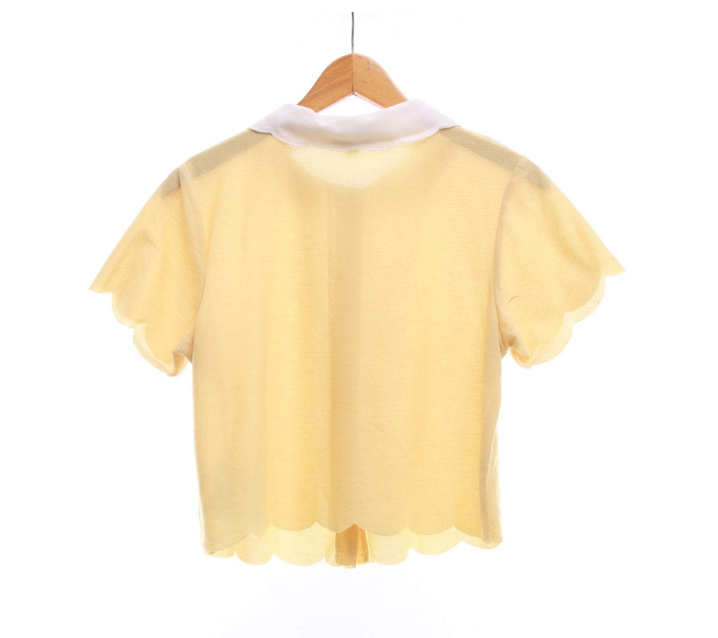 Topshop Yellow Blouse