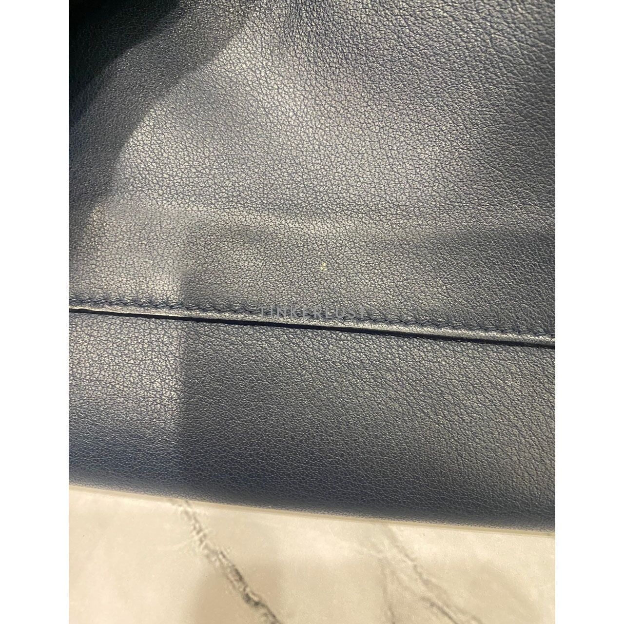 Balenciaga Papier B4 Zip Tote in Dark Navy SHW 2018 Satchel