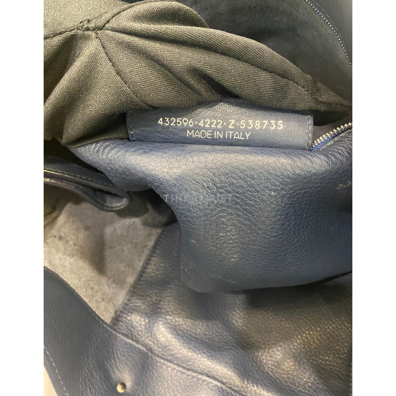 Balenciaga Papier B4 Zip Tote in Dark Navy SHW 2018 Satchel