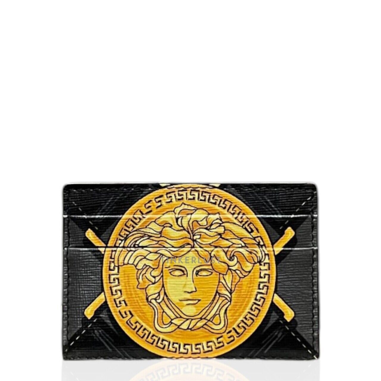 Versace Medusa Black Card Holder Wallet