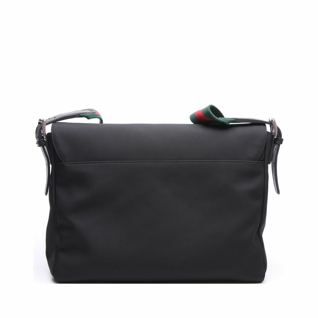 Gucci Techno Large Canvas Black Messenger Sling Bag