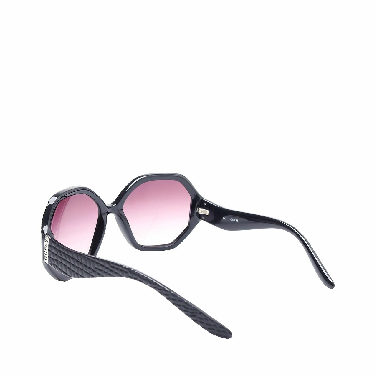 Guess Women's Gradient GU6534-BLK-52 Black Round Sunglasses