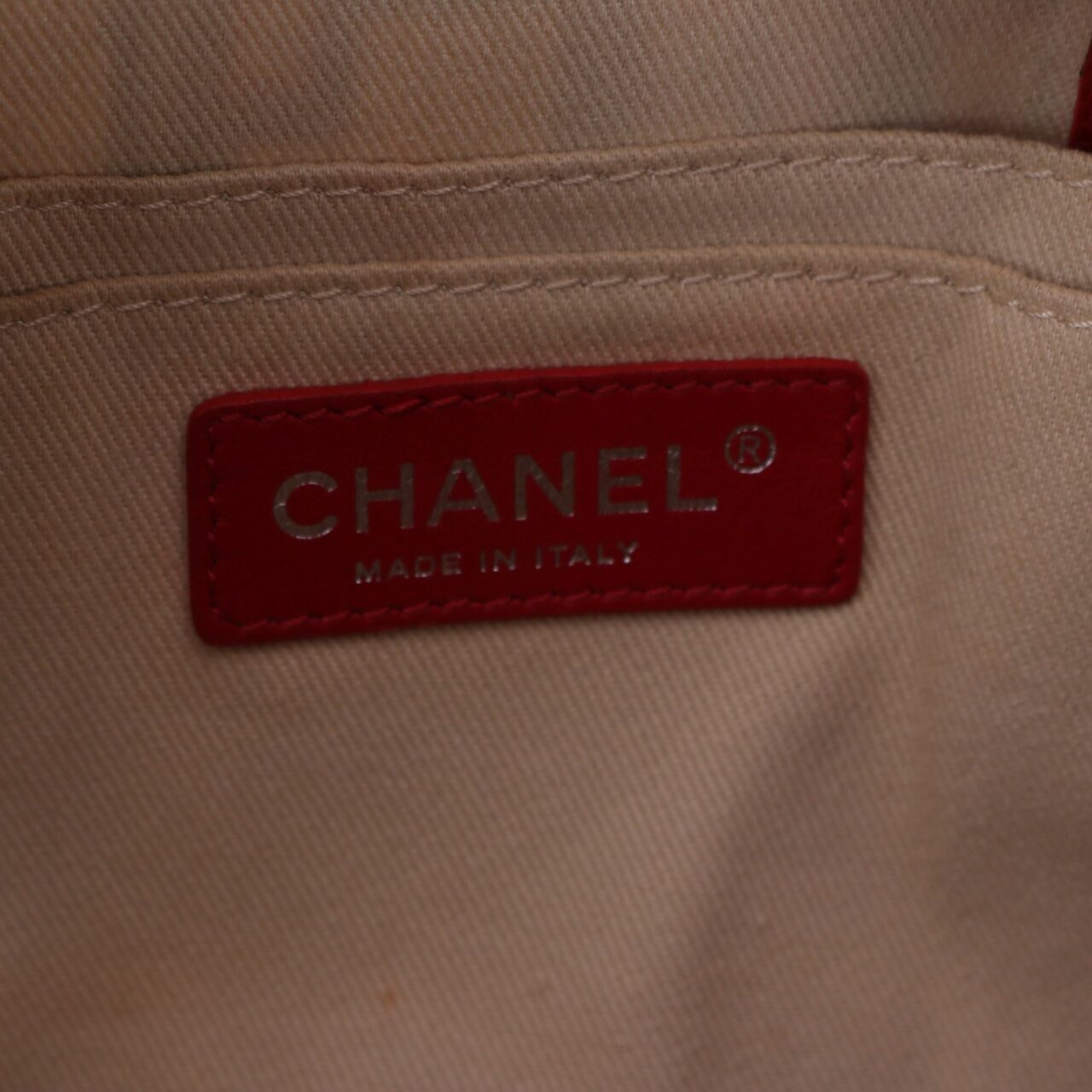 Chanel Red Cambon Le Train Multi Handbag