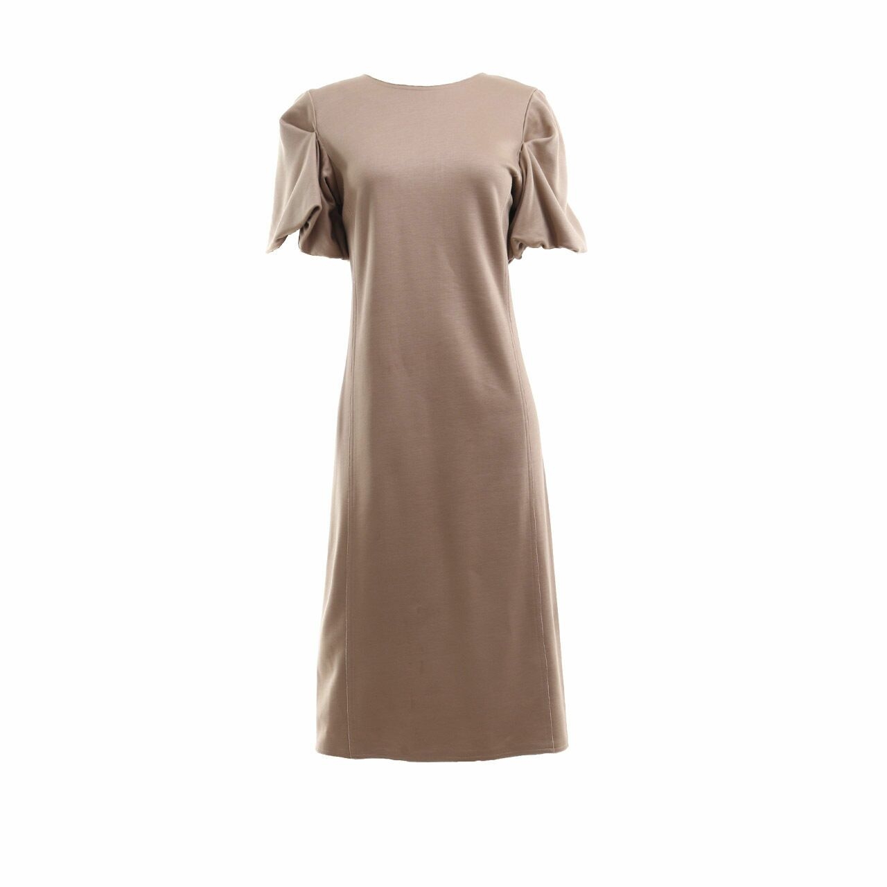 COS Brown Midi Dress