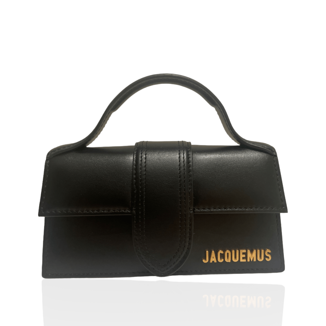 Jacquemus Le Bambino Black Leather Handbag