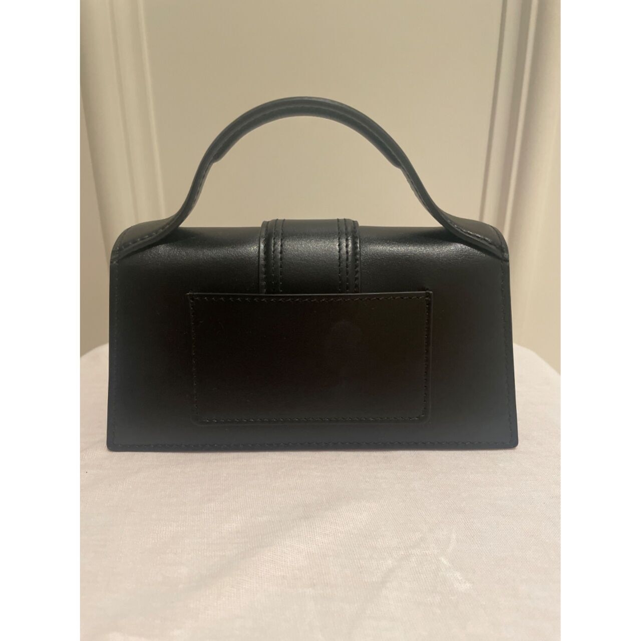 Jacquemus Le Bambino Black Leather Handbag