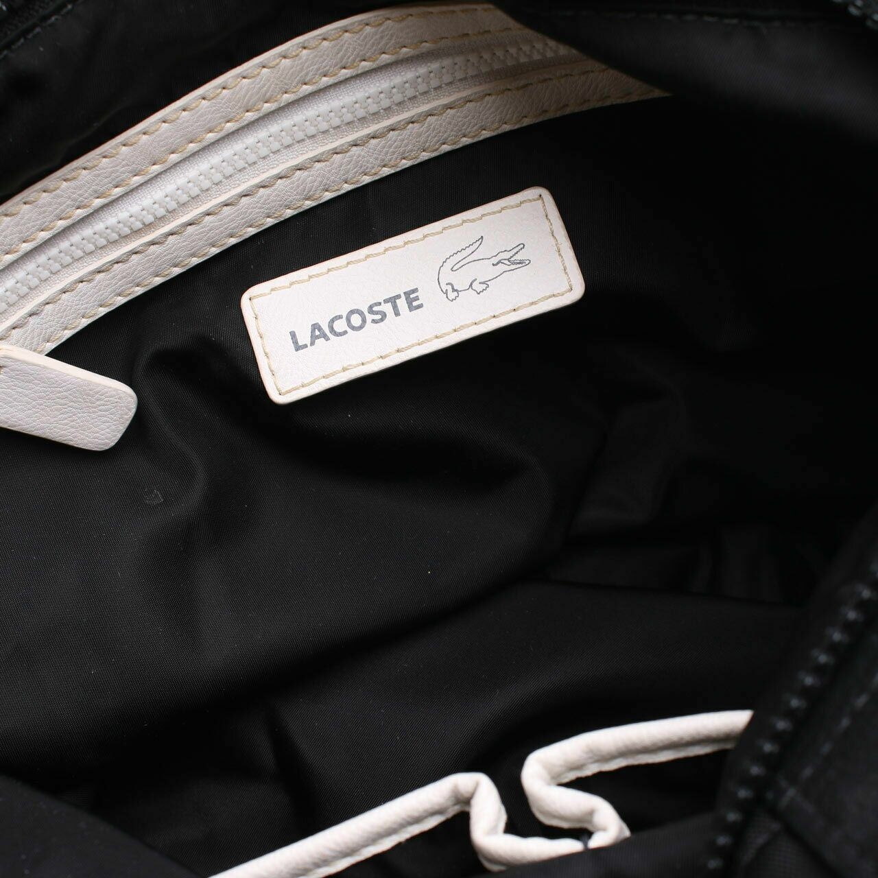 Lacoste Black Tote Bag