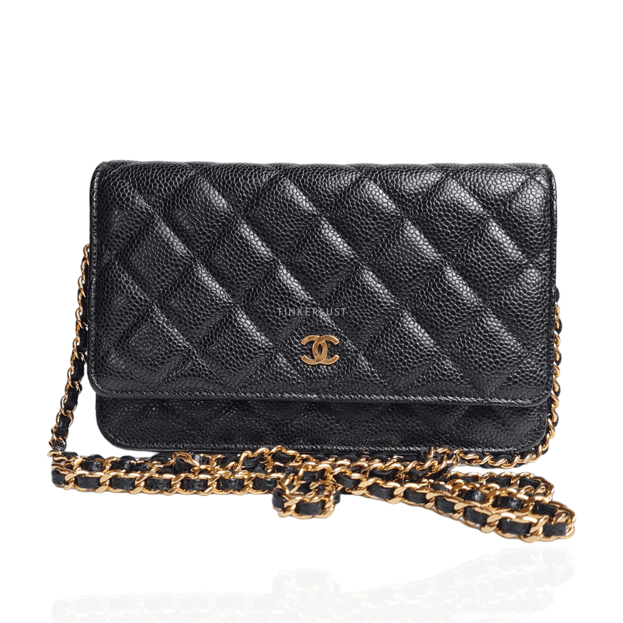 Chanel Black Caviar WOC GHW #27 Sling Bag