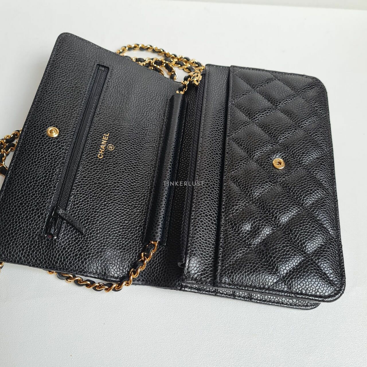 Chanel Black Caviar WOC GHW #27 Sling Bag