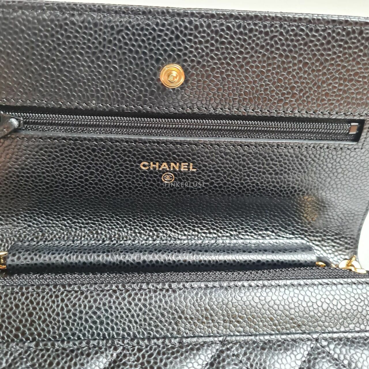 Chanel Black Caviar WOC GHW #27 Sling Bag