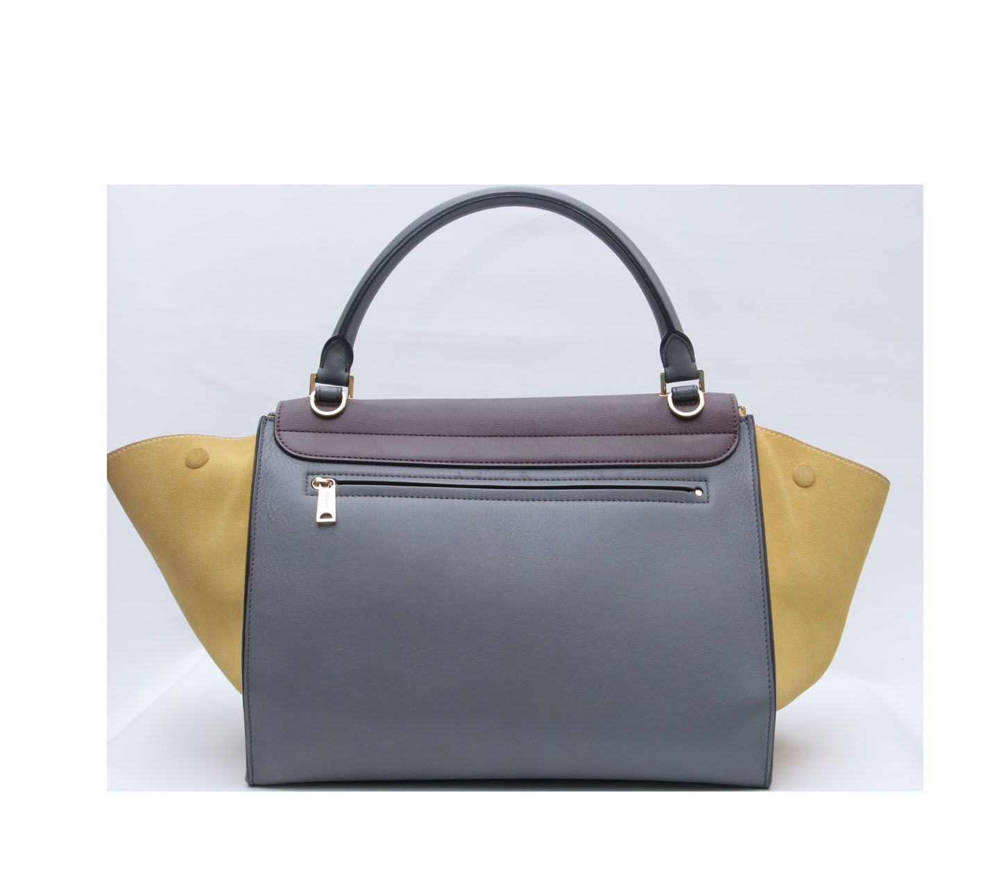 Celine Trio Trapeze Tricolour Satchel