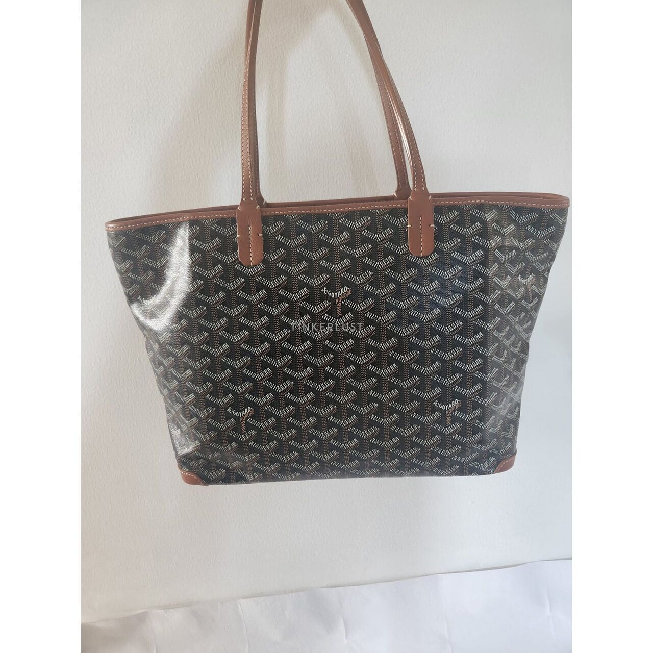 Goyard Artois Tan & Black Tote Bag