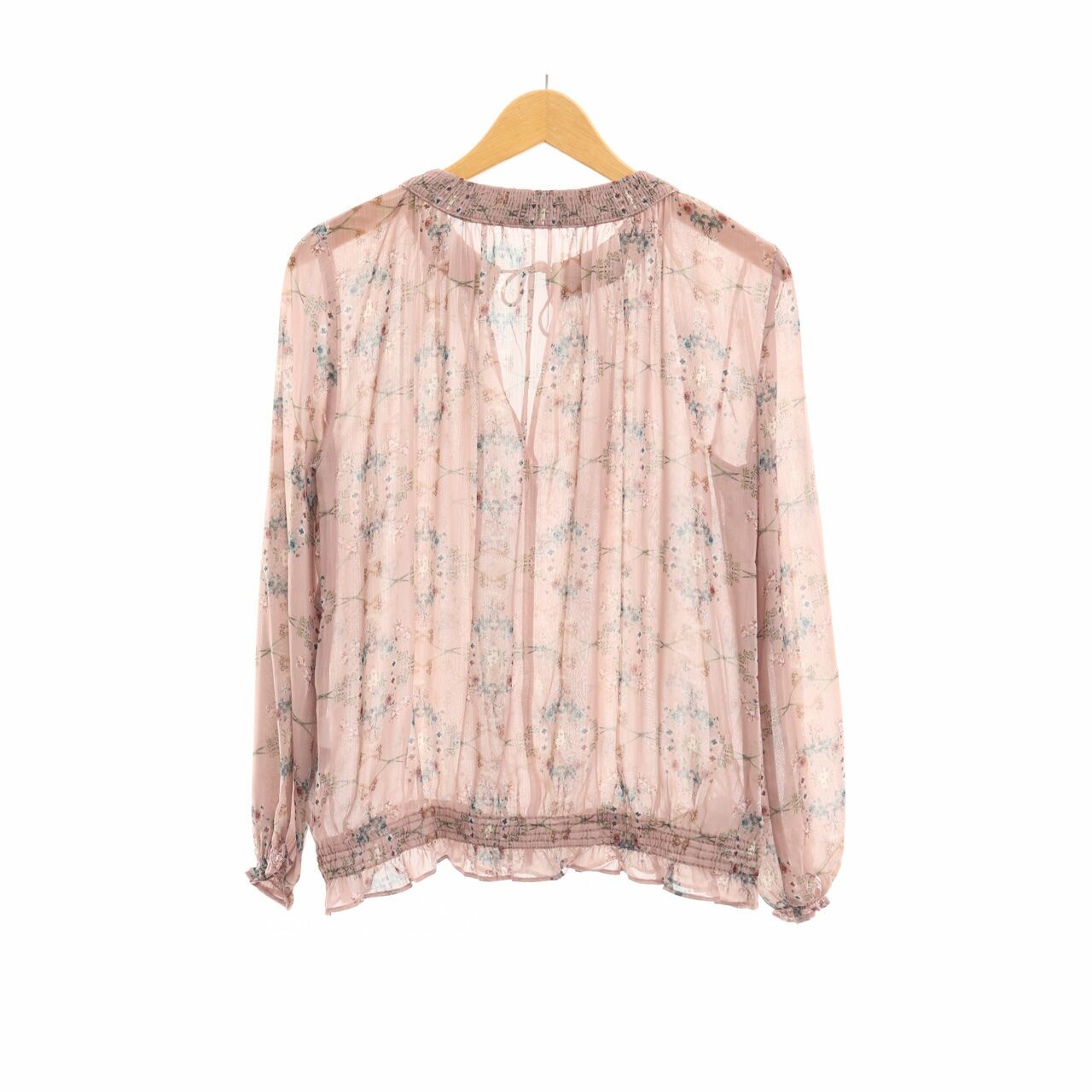 Zara Brown Floral Blouse