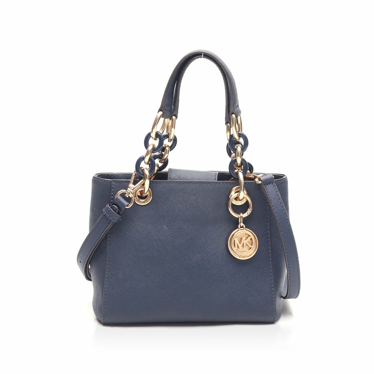 Michael Kors Cynthia Navy Mini Satchel Bag