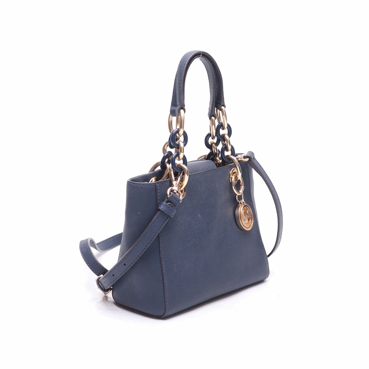 Michael Kors Cynthia Navy Mini Satchel Bag