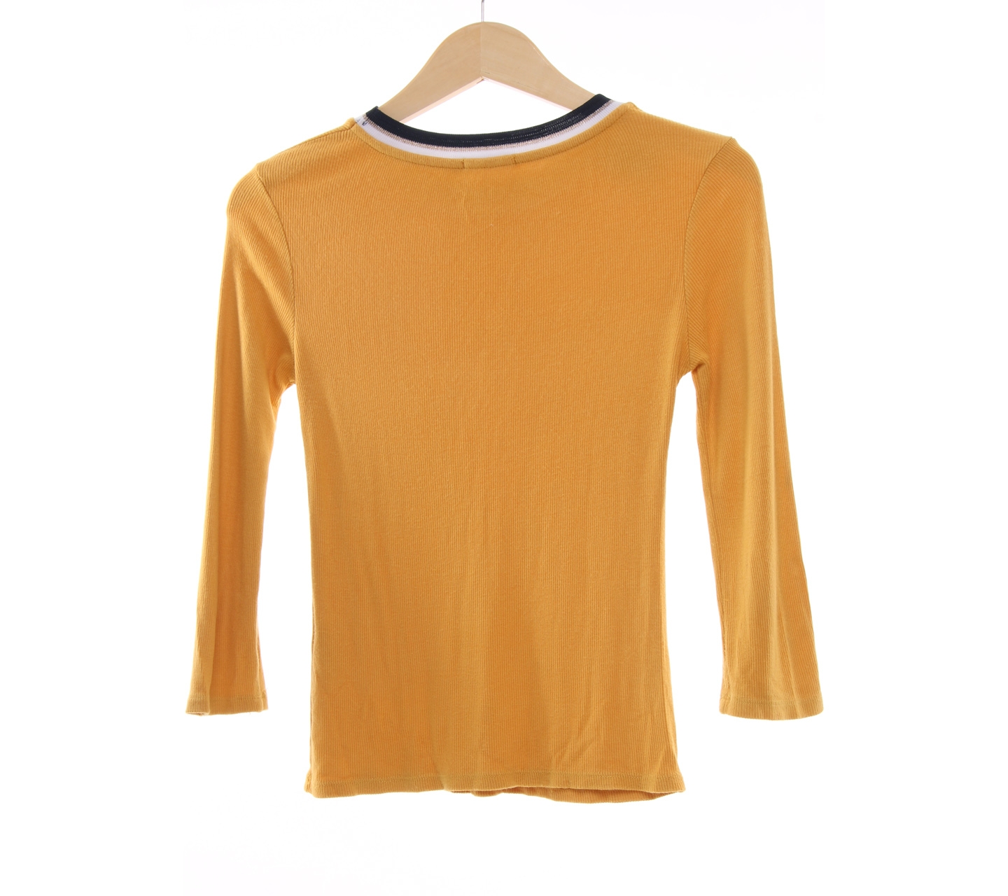 Stradivarius yellow blouse