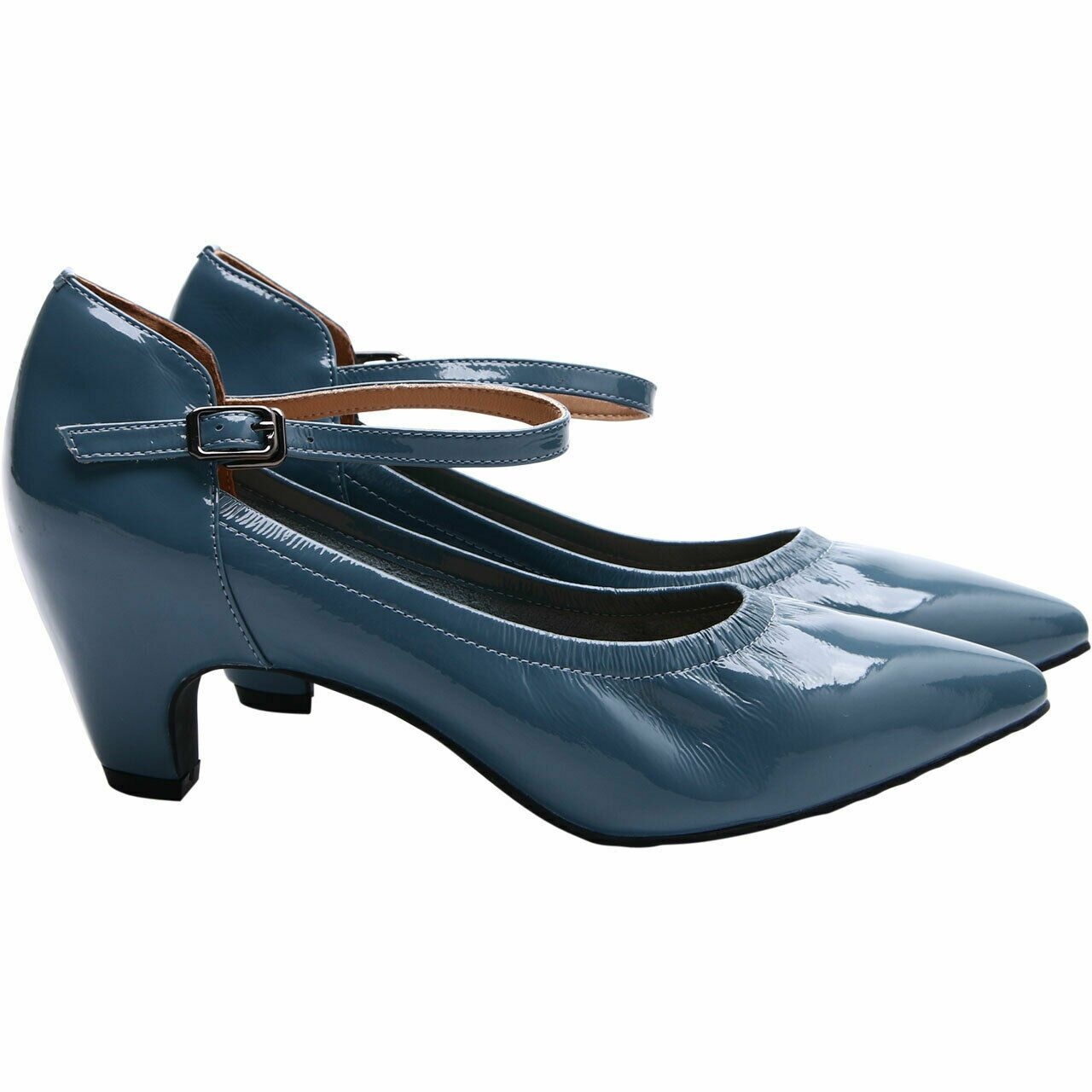 Obermain Blue Alexane Pavlina Backstrap Heels