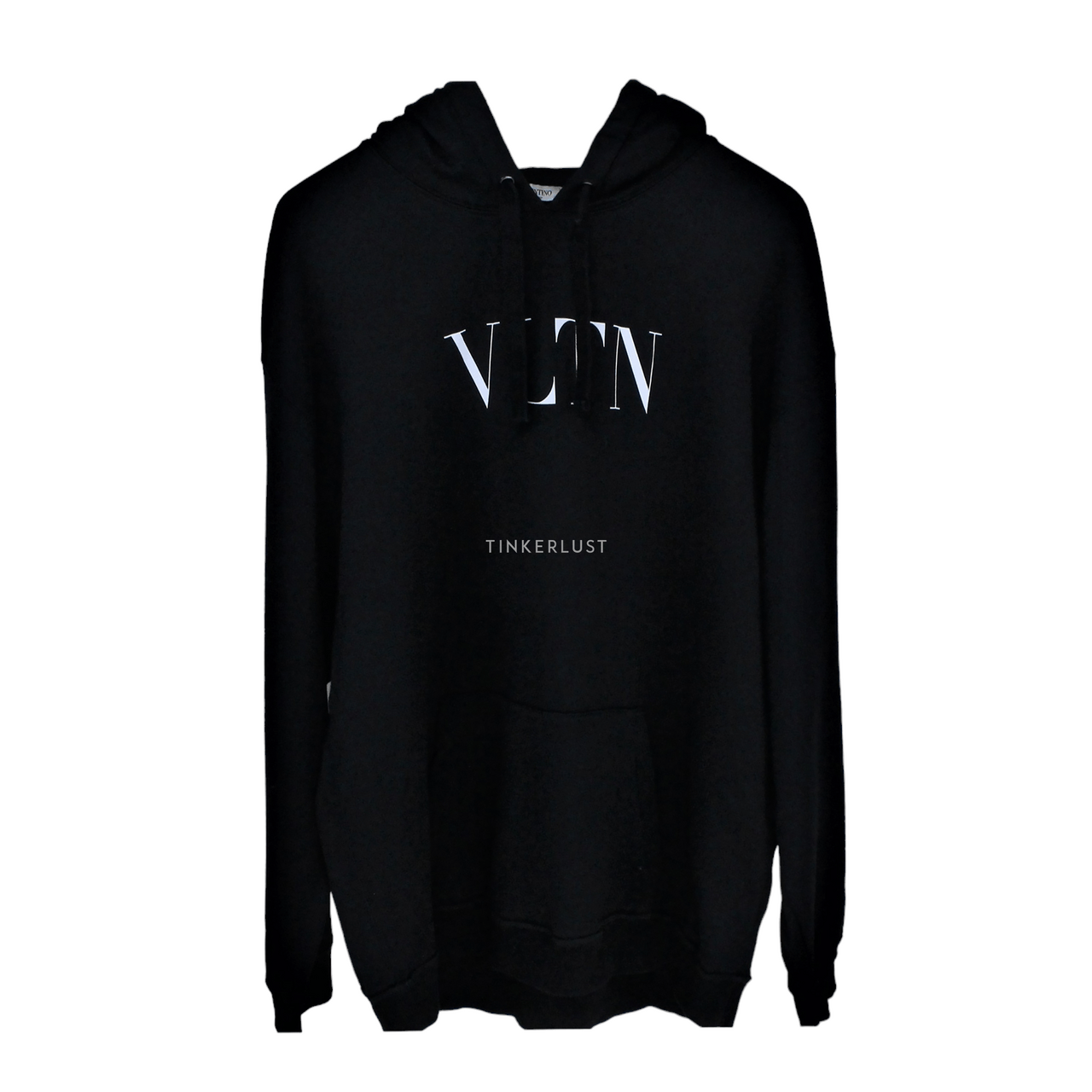 Valentino Black VLTN Logo Hoodie Sweater