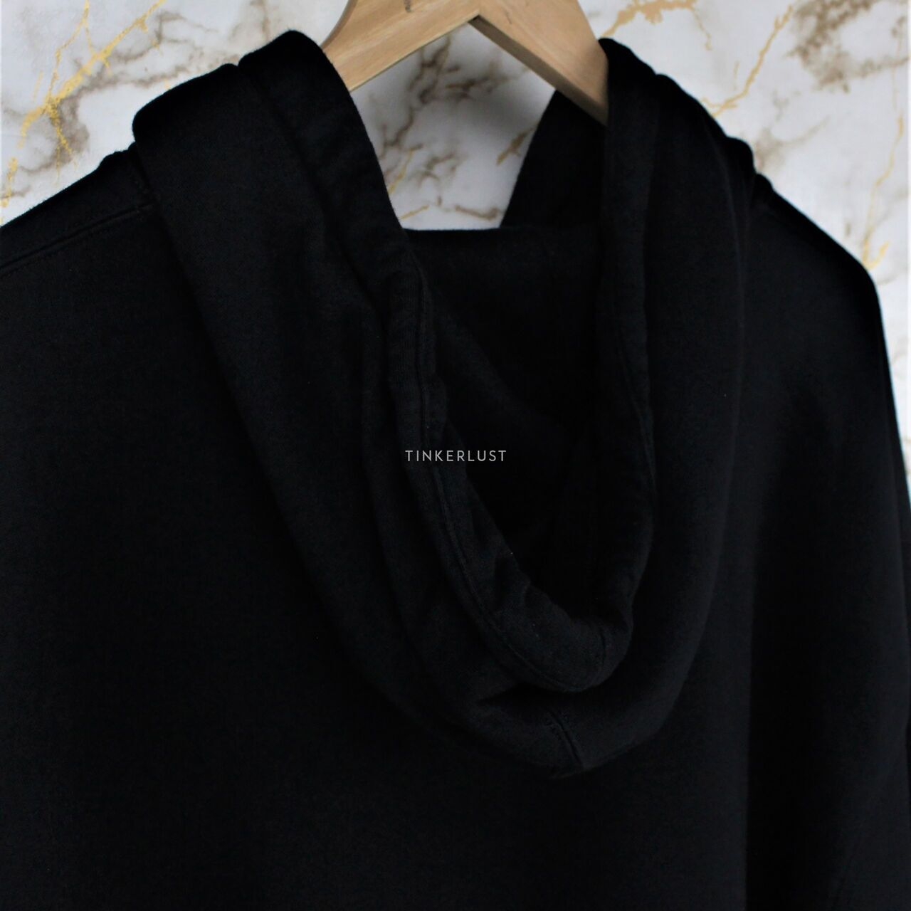 Valentino Black VLTN Logo Hoodie Sweater