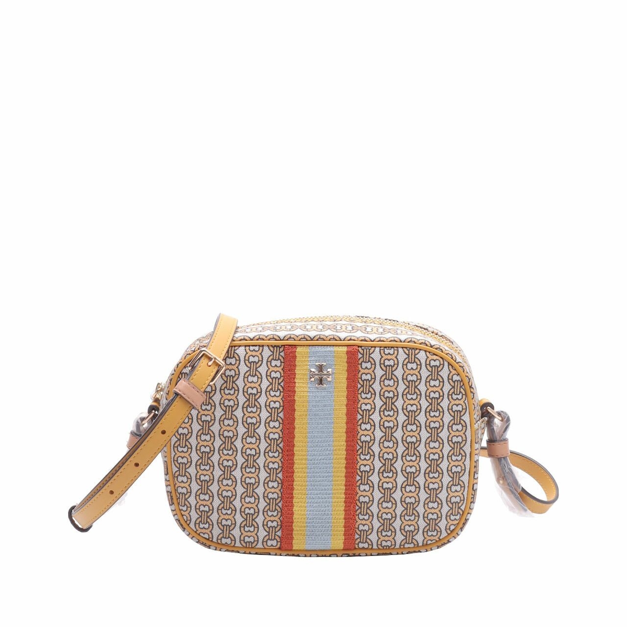 Tory Burch Gemini Link Mustard Sling Bag