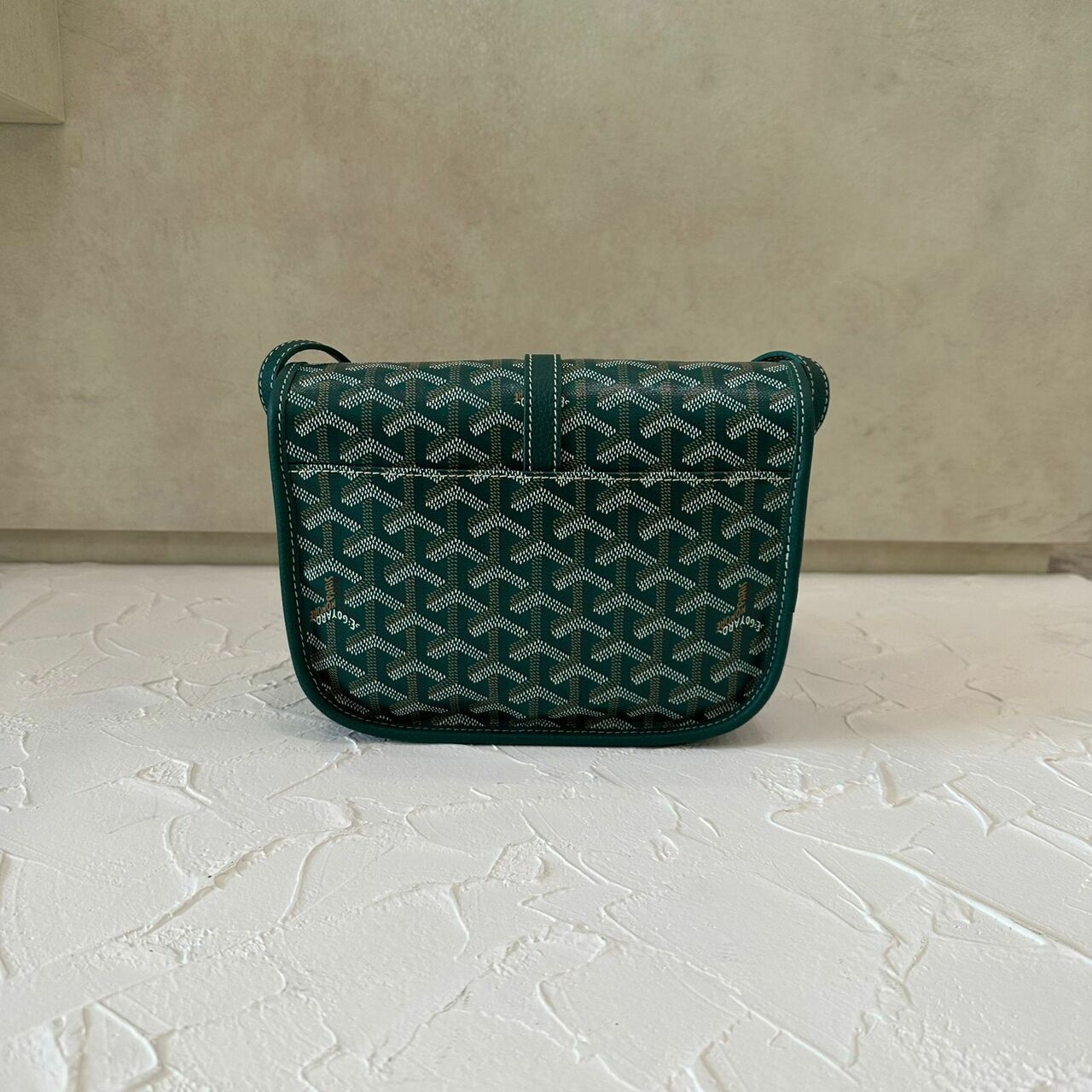 Goyard Belvedere PM Green Sling Bag