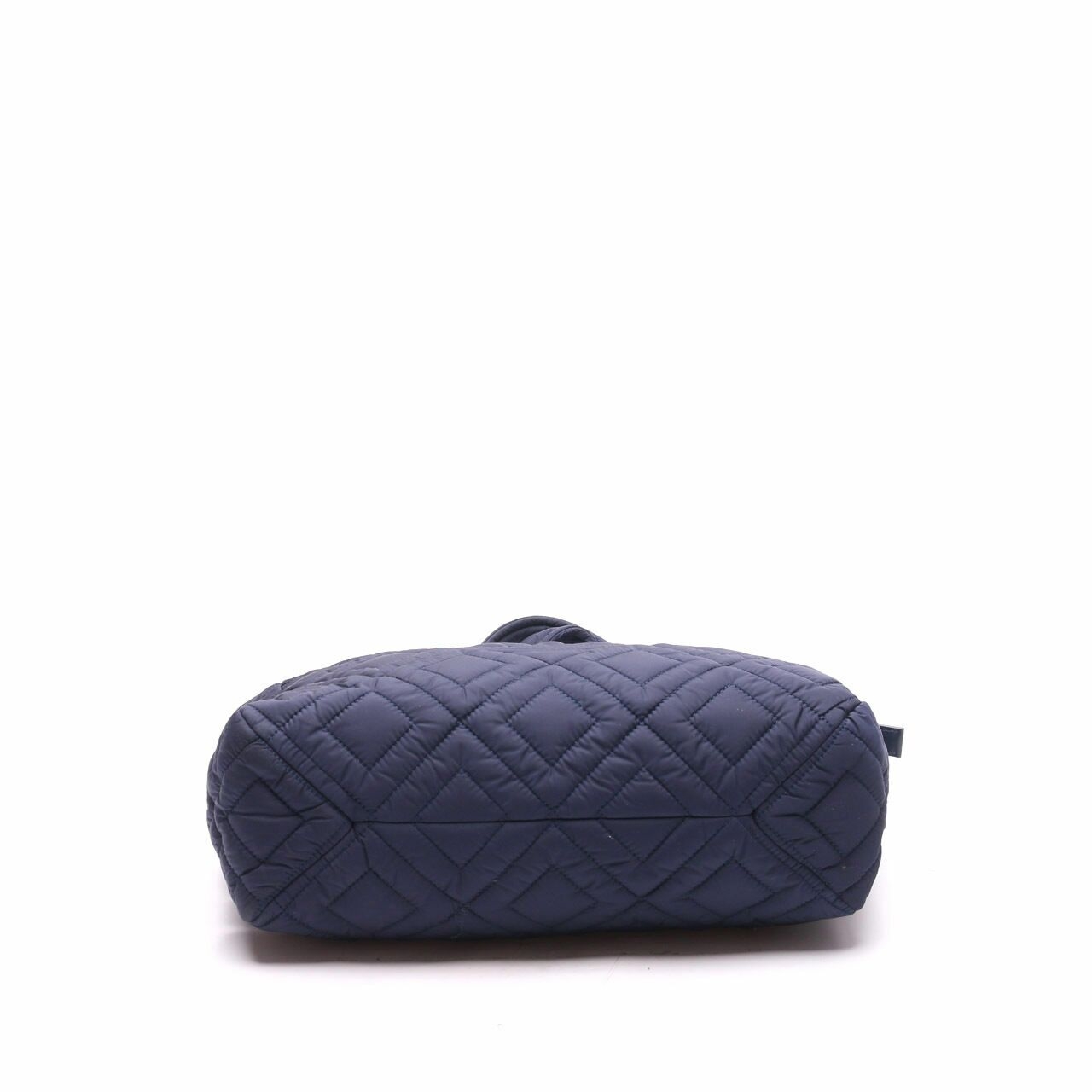 Tory Burch Nylon Navy Quilted Tote Bag