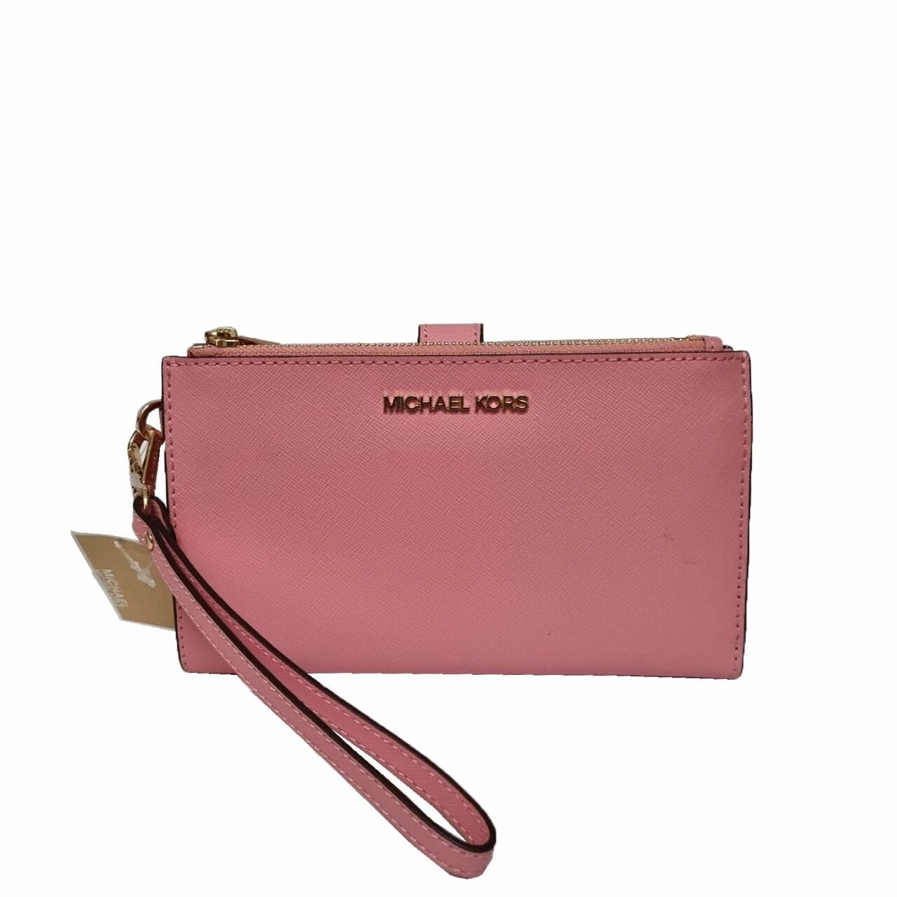 Michael Kors Jet Set Travel Double Zip Wristlet Wallet 