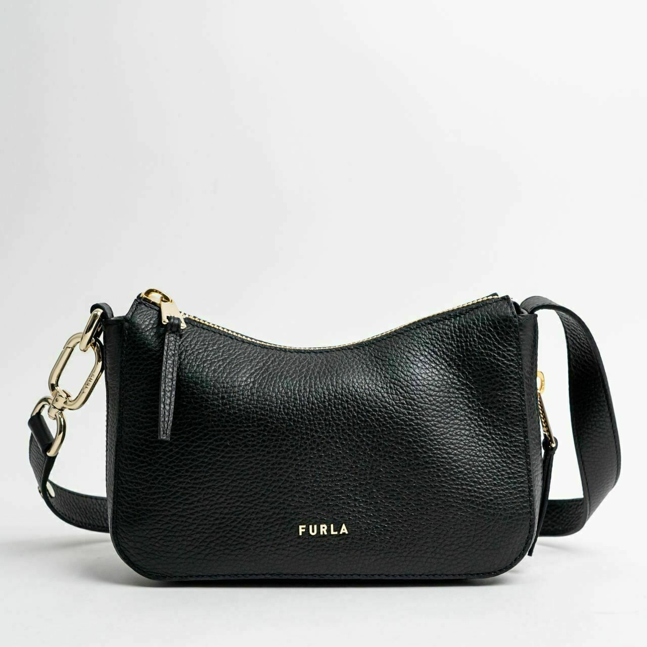 Furla Skye S Hobo Bag Black Ghw