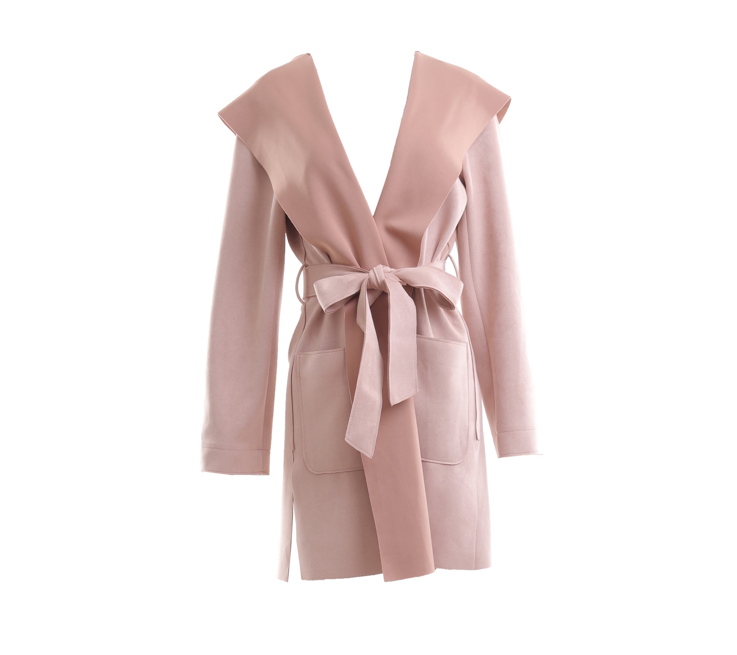 Zara Dusty Pink Hoodie Outerwear