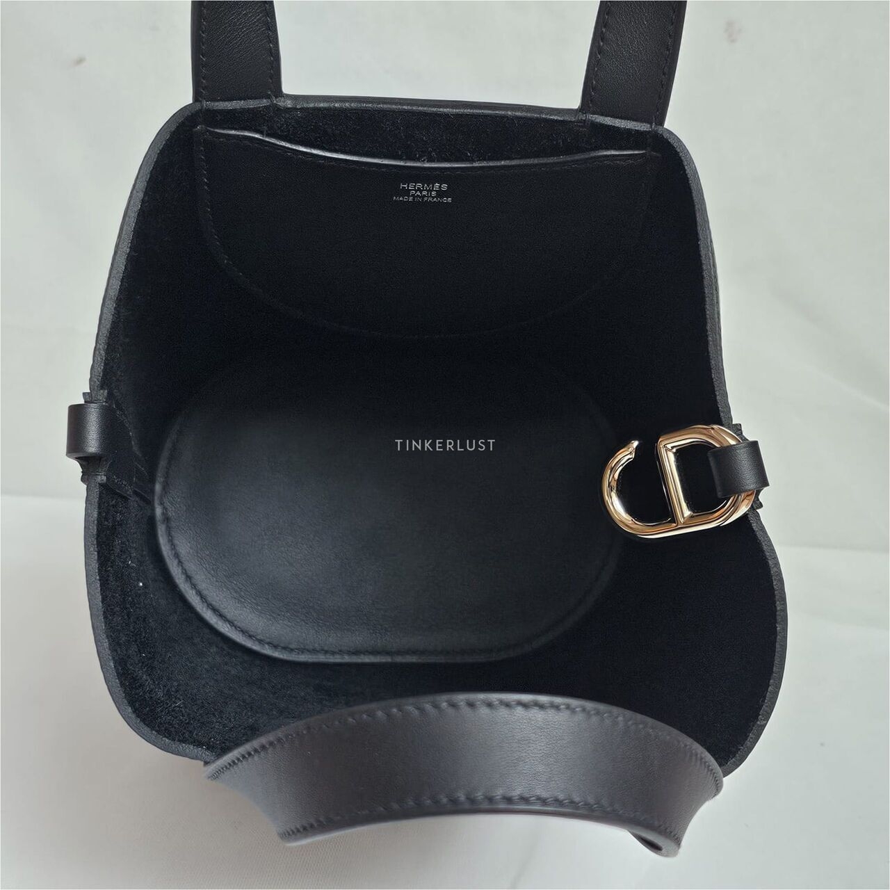 Ĥermès In The Loop 18 Clemence Black #B Handbag