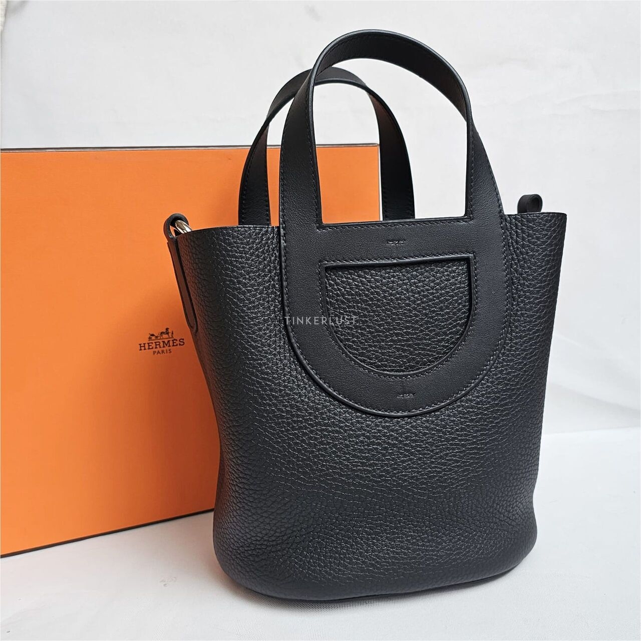 Ĥermès In The Loop 18 Clemence Black #B Handbag