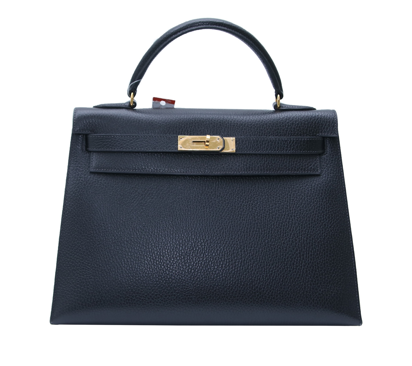 Hermes Black Kelly 32 Handbag