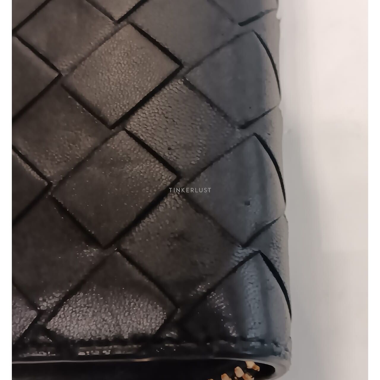 Bottega Veneta Black Zippy GHW Wallet