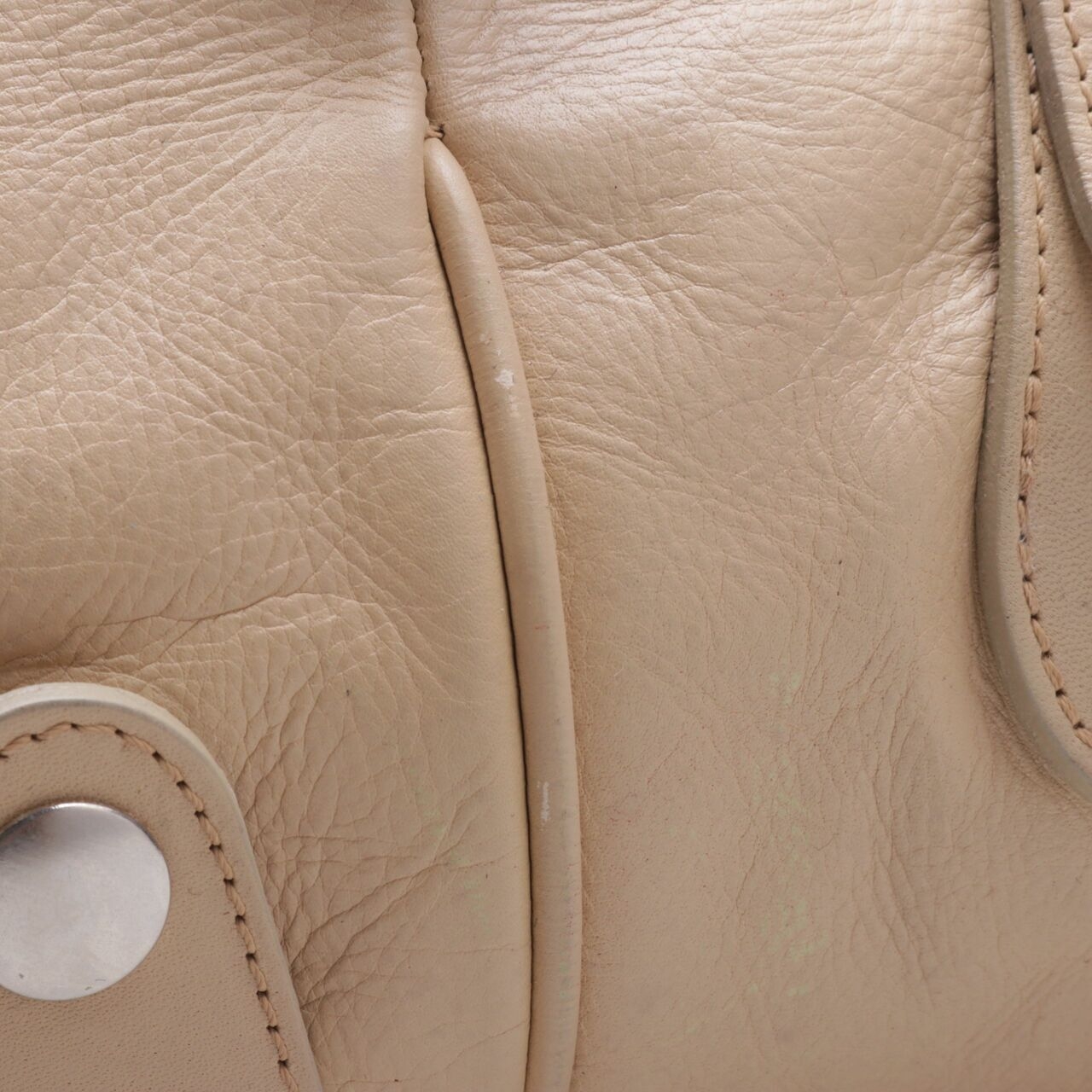 Chloe Medium Silverado Beige Calfskin Shoulder Bag