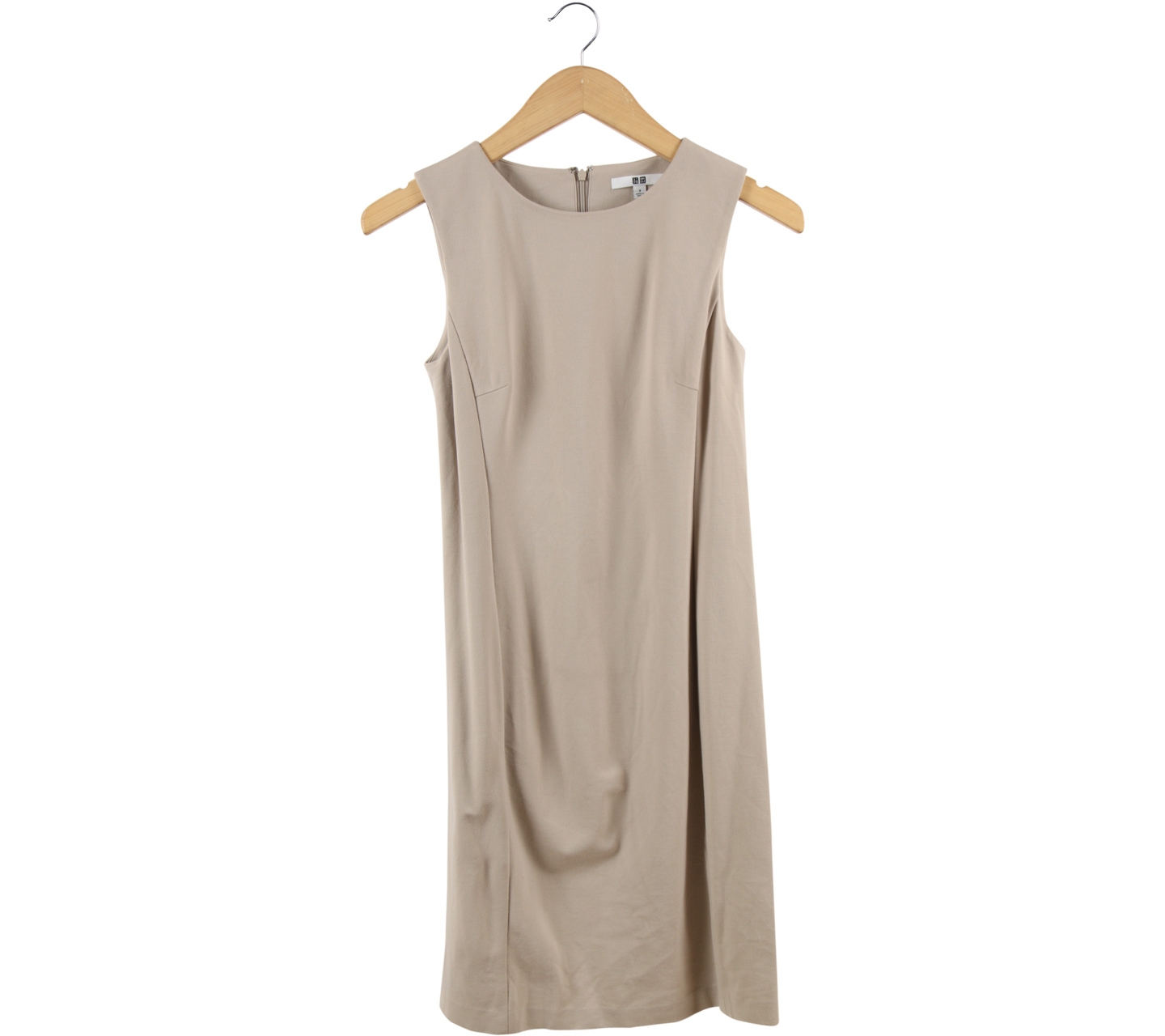 UNIQLO Grey Sleeveless Midi Dress