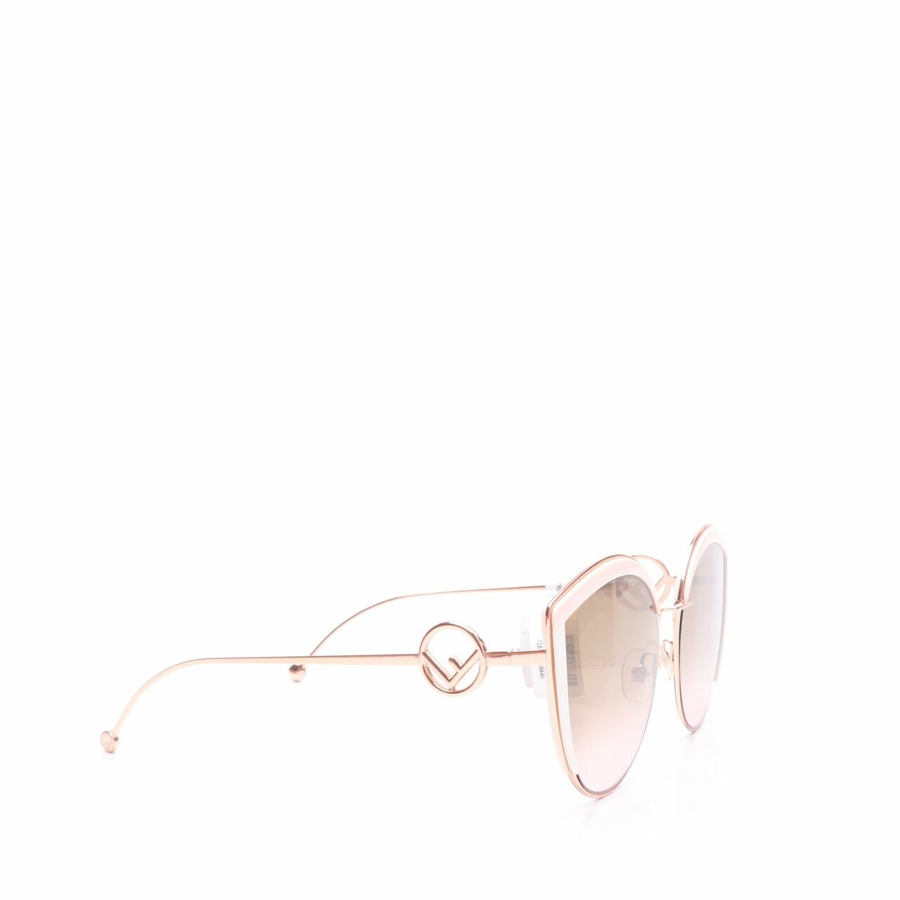 Fendi Pink/Rose Gold Cateye Sunglass