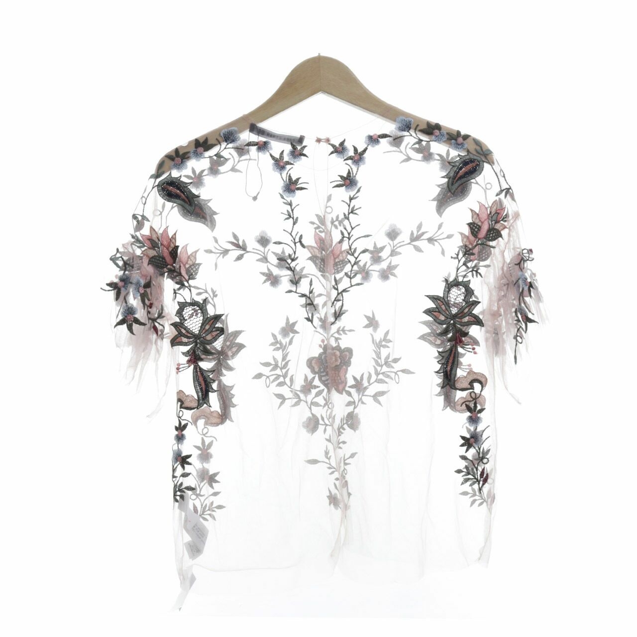 Zara Pink Sheer Blouse