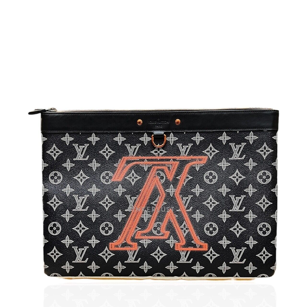 Louis Vuitton Upside Down Navy Clutch