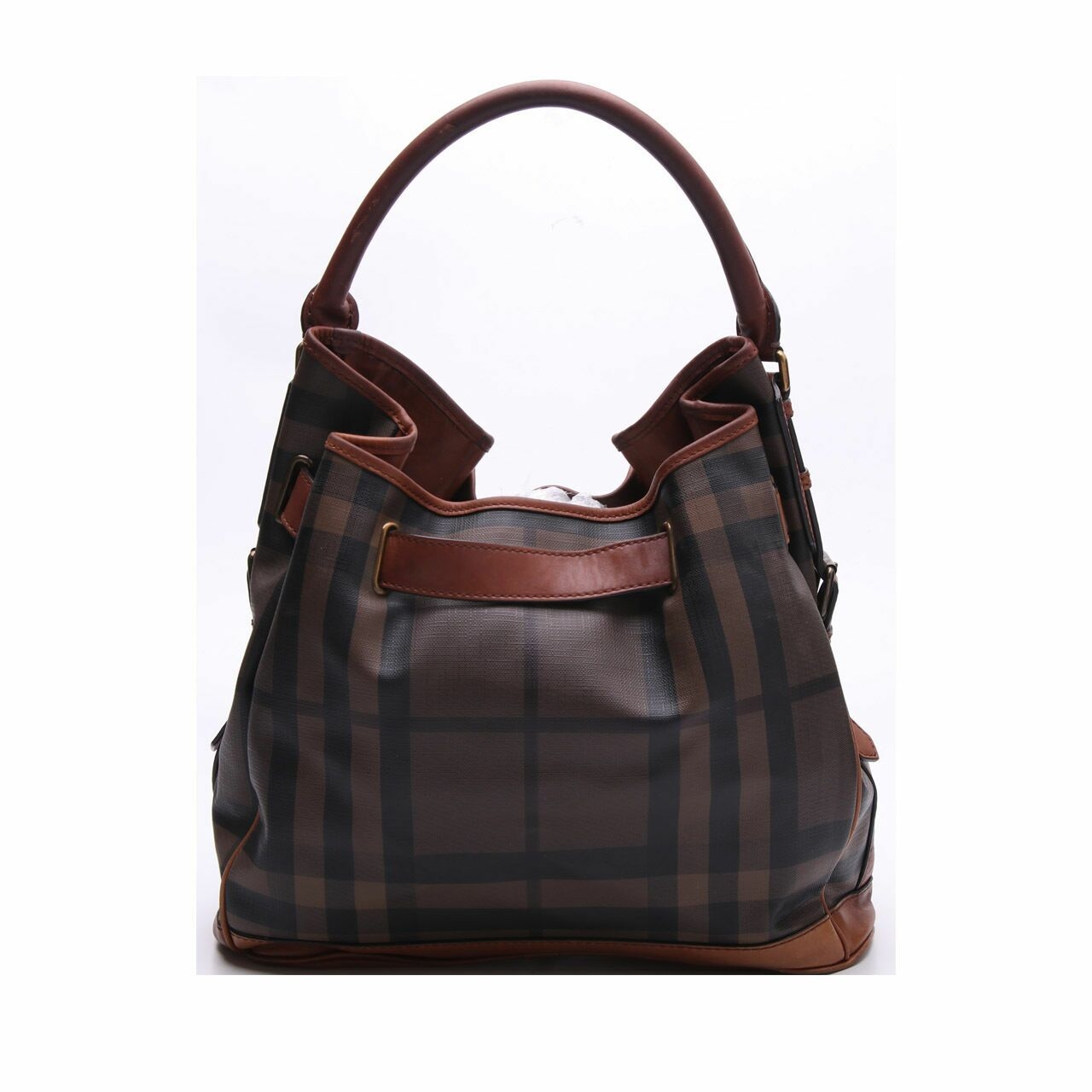 Burberry Brown Leather Shoulder Bag