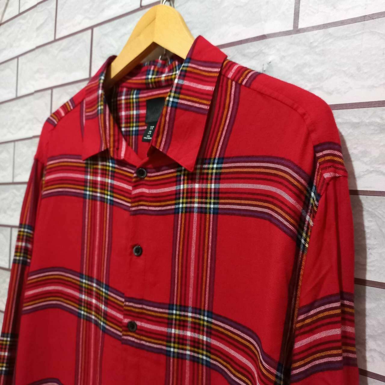 H&M Red Plaid Shirt